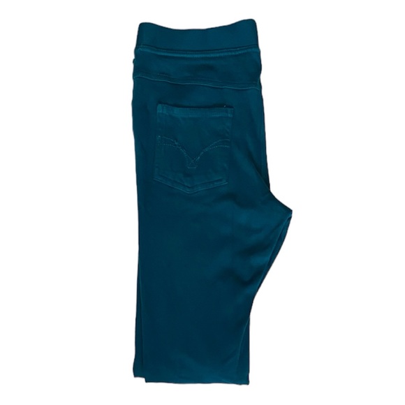 Women's Skinny Pants in Teal - Picture 1 of 5